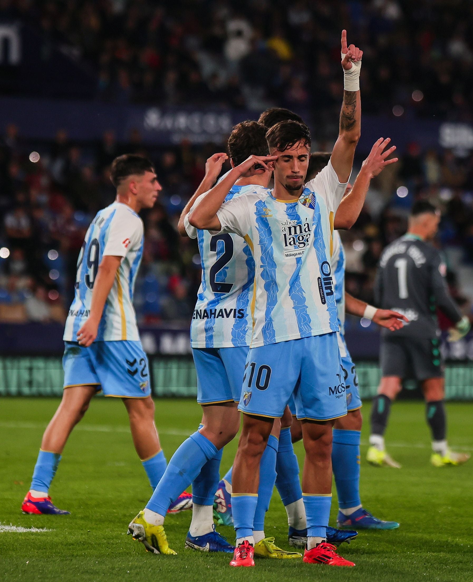 El Levante-Málaga, en imágenes