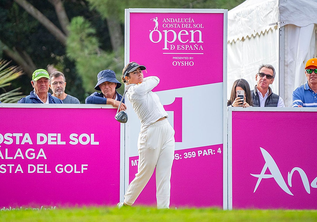 Ana Peláez brilla en el inicio del Open de España de Málaga