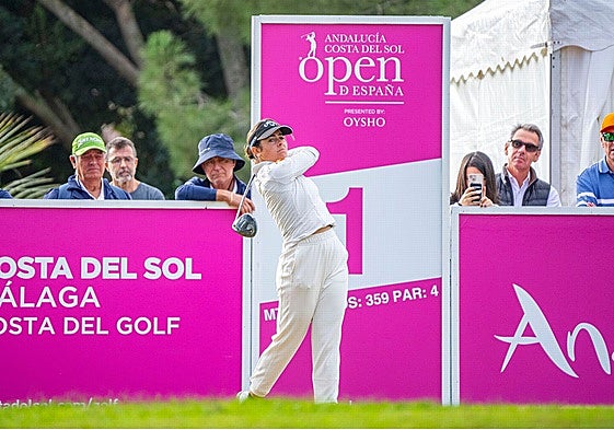 Ana Peláez brilla en el inicio del Open de España de Málaga
