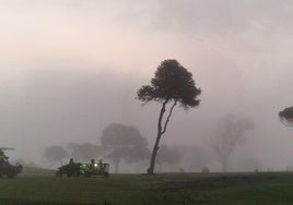 Situación de la niebla en Málaga, hoy.