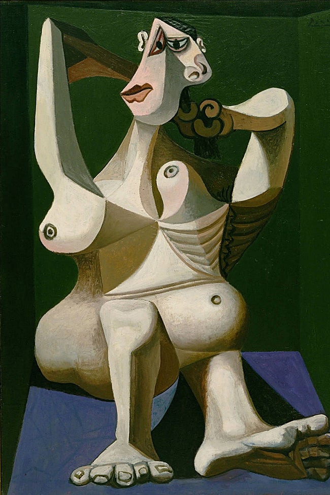 La obra 'Mujer peinándose' se exhibirá en la exposición 'Picasso: Los cuadernos de Royan'.