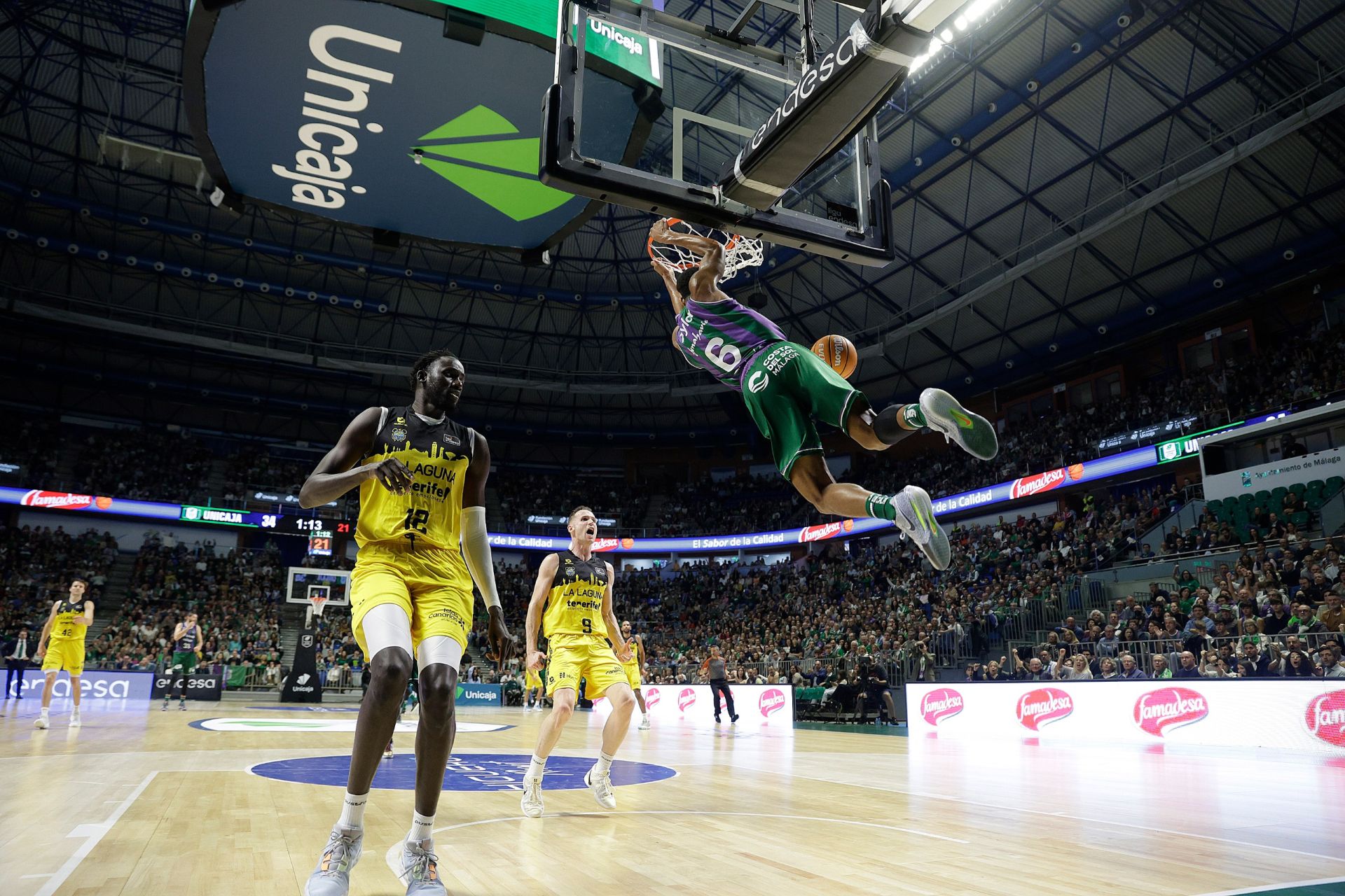 El Unicaja-Tenerife, en imágenes