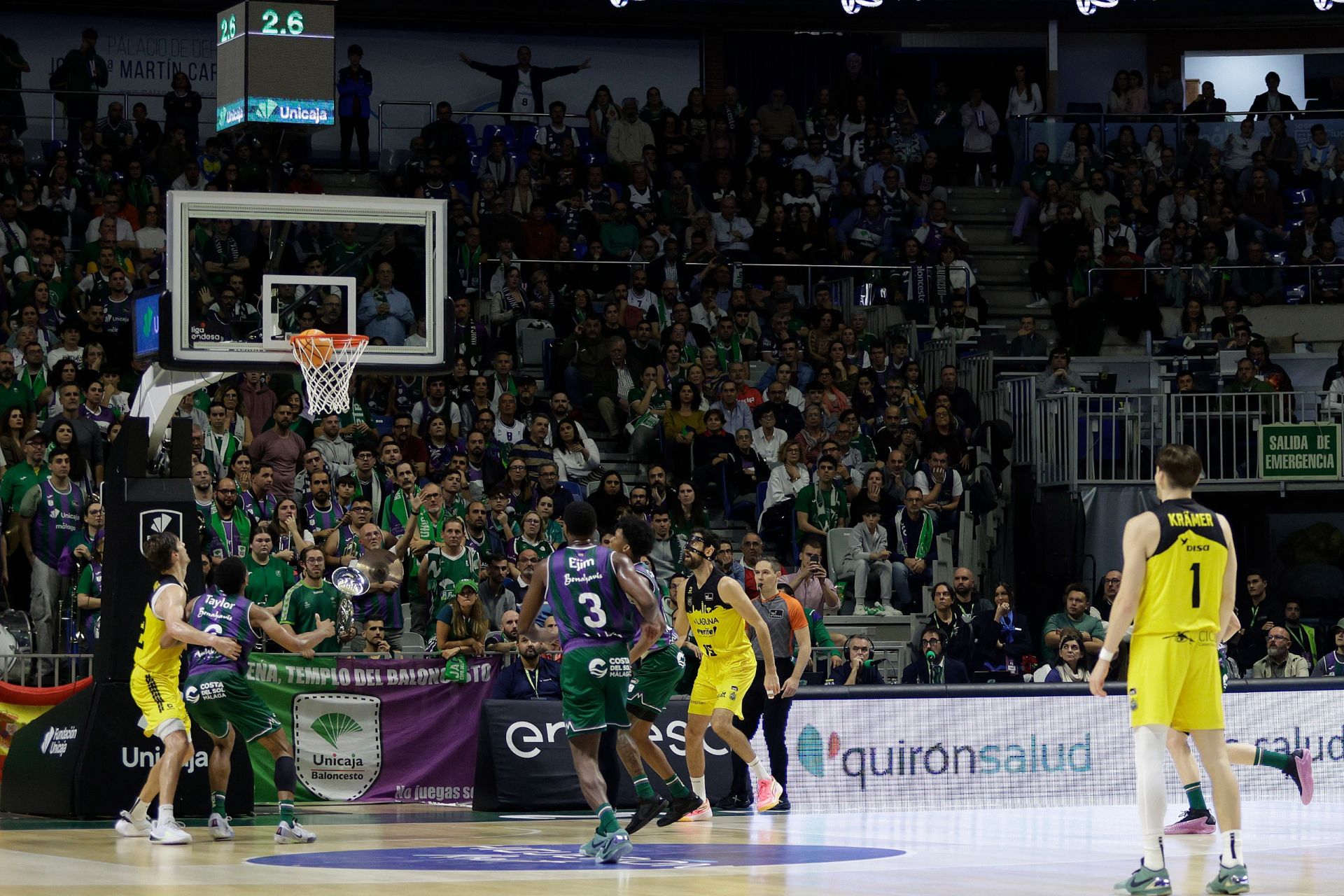 El Unicaja-Tenerife, en imágenes