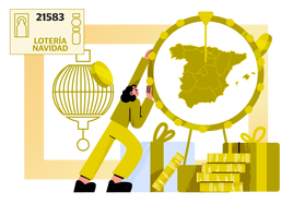 El mapa del Gordo: los lugares con más suerte en la Lotería de Navidad