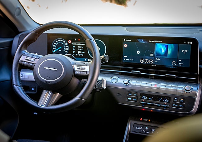 Interior Hyundai Kona 2024.