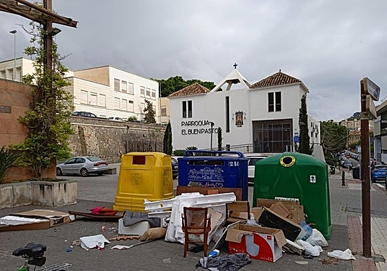 Vista de la situación el pasado domingo en los aledaños de El Ejido.