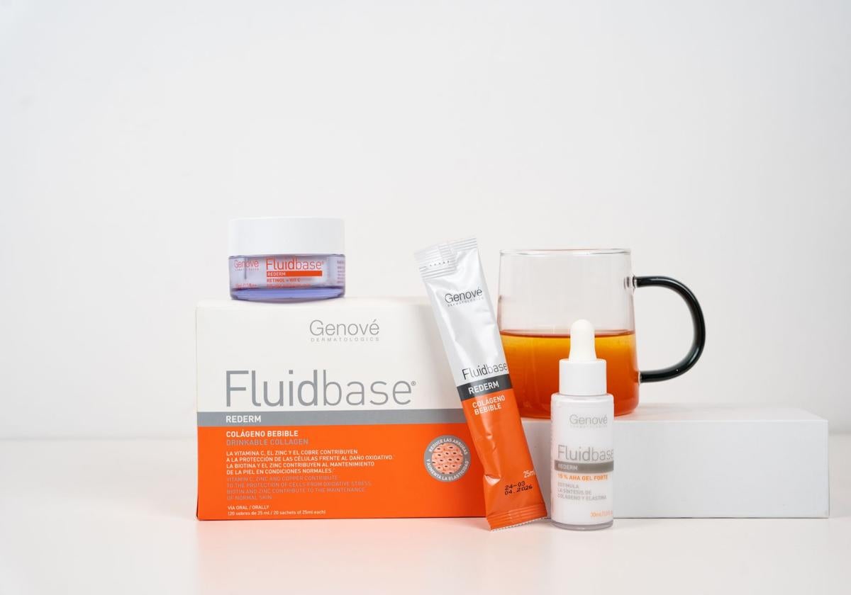 Así es Fluidbase Rederm, el bebible antiedad que llega donde las cremas no llegan