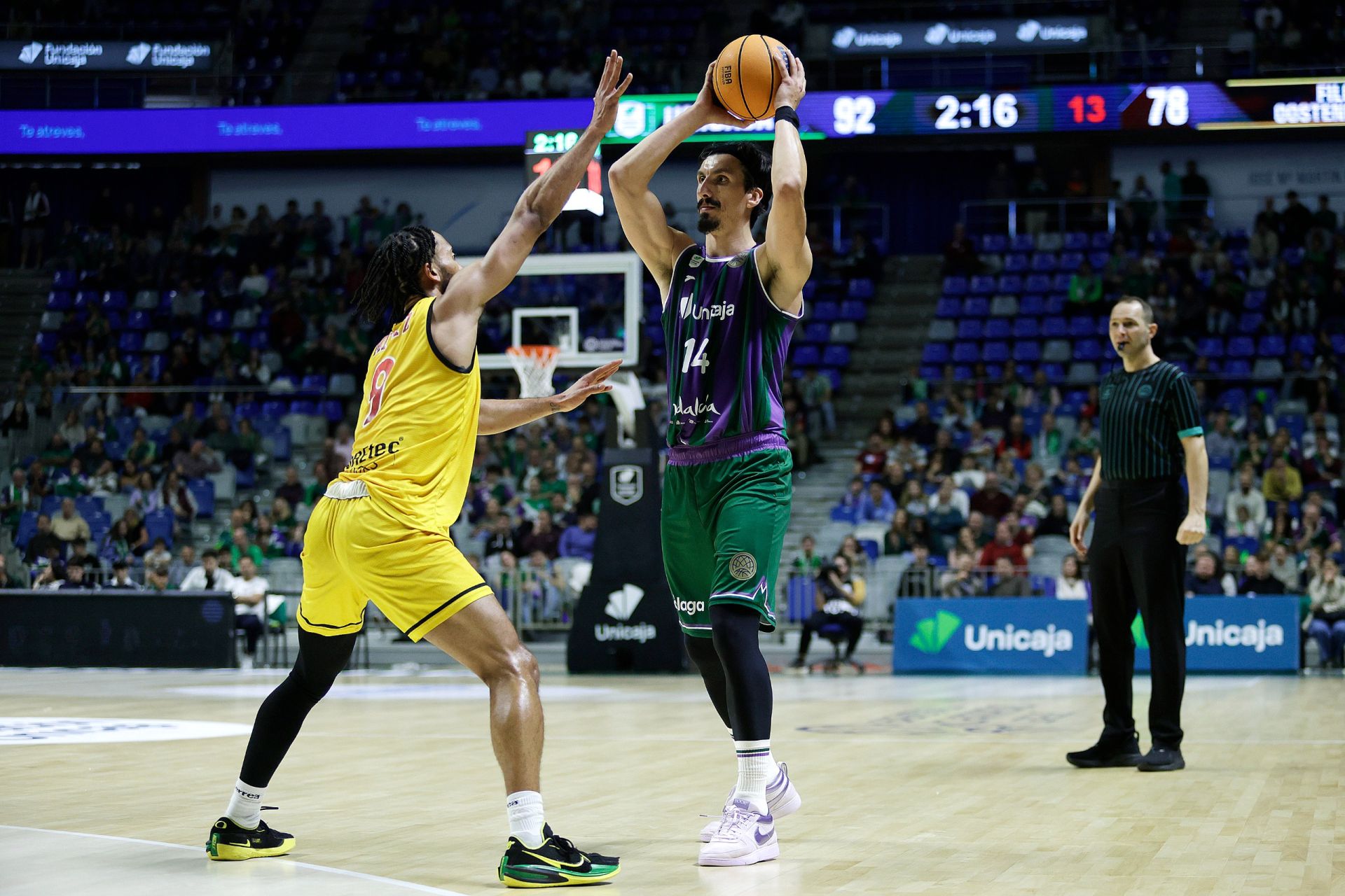 El Unicaja- Oostende, en imágenes