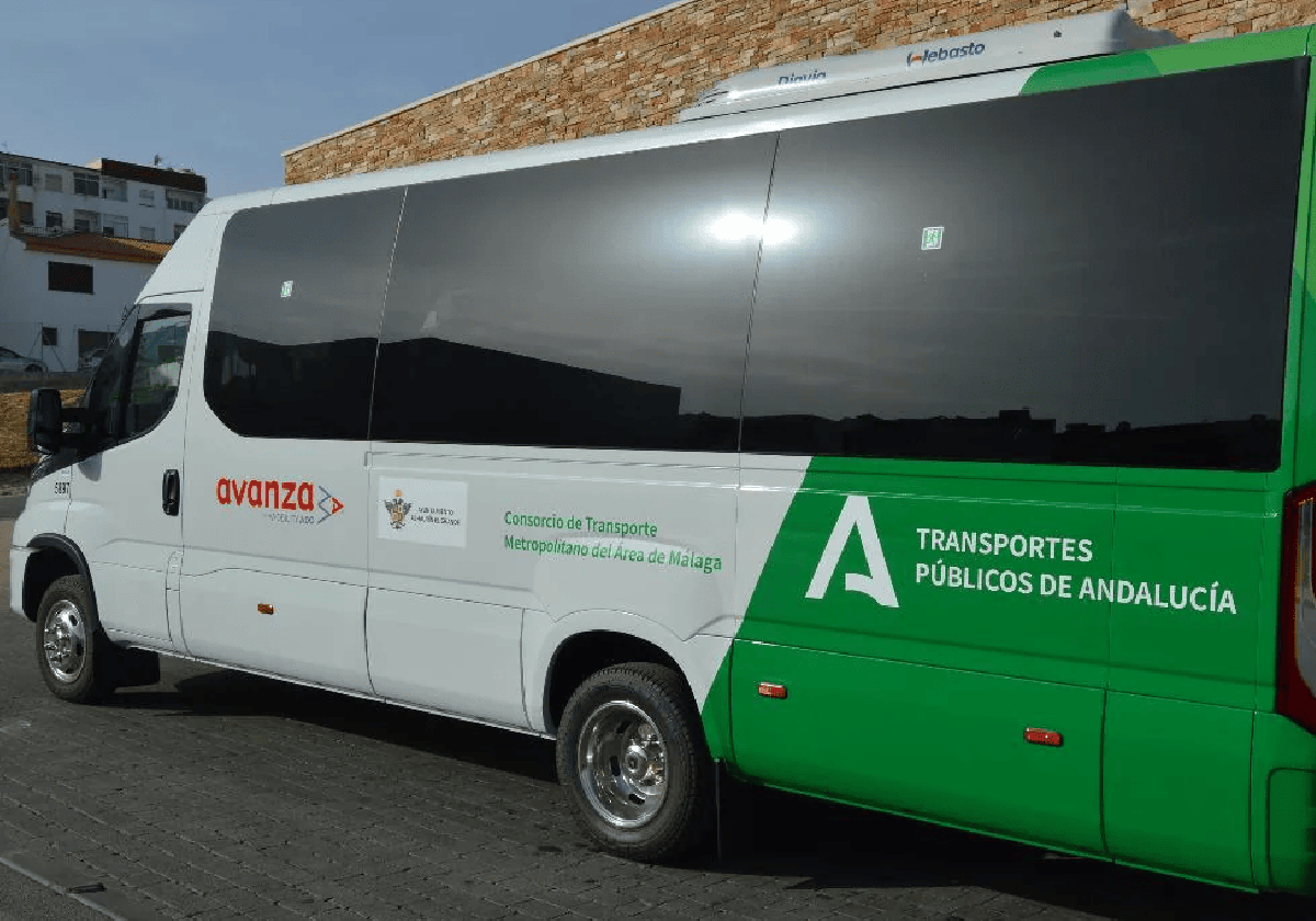 Uno de los autobuses de Alhaurín el Grande.