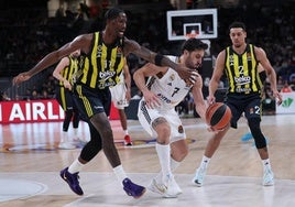 Campazzo, en el partido de este jueves ante el Fenerbahce.