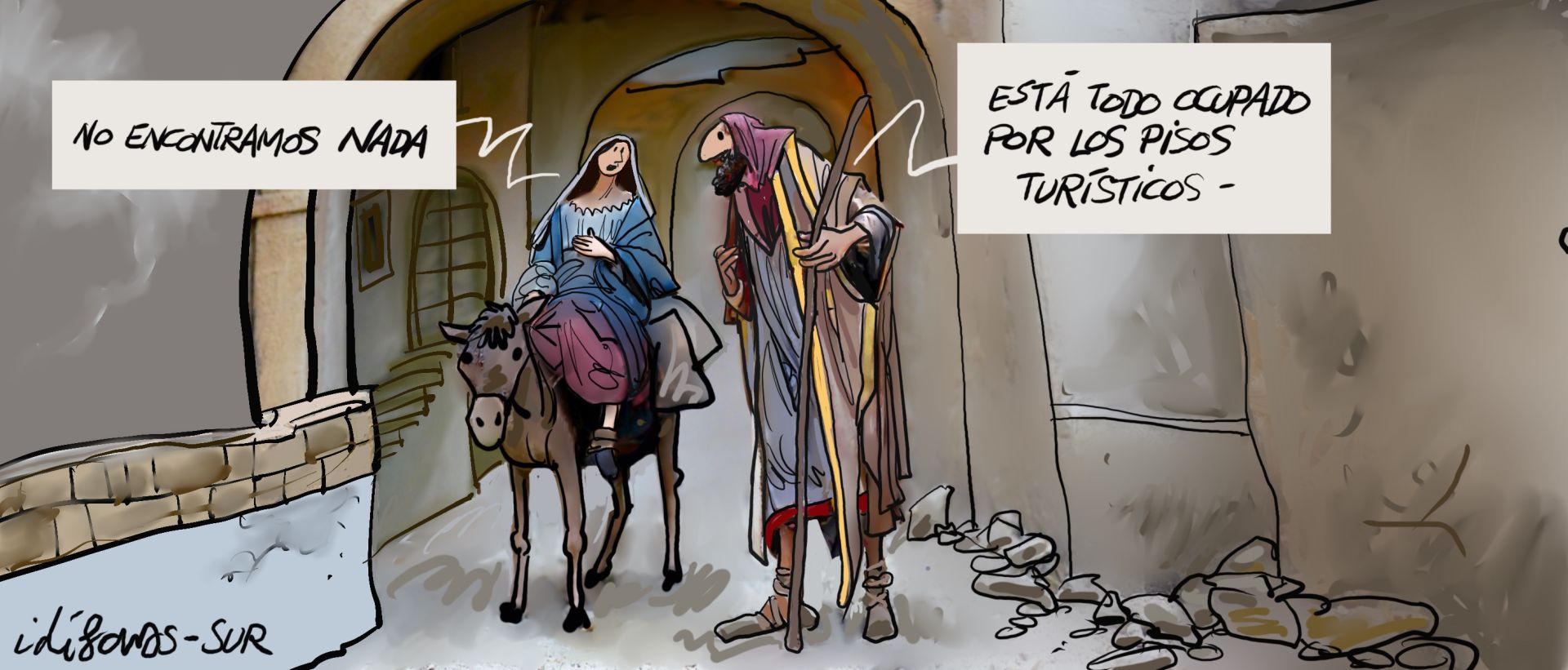 El mes de diciembre en las viñetas de Idígoras y Pachi