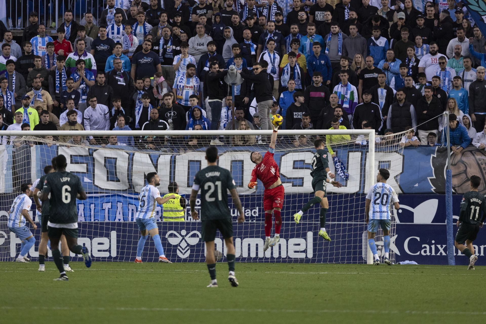 El Málaga - Almería, en imágenes