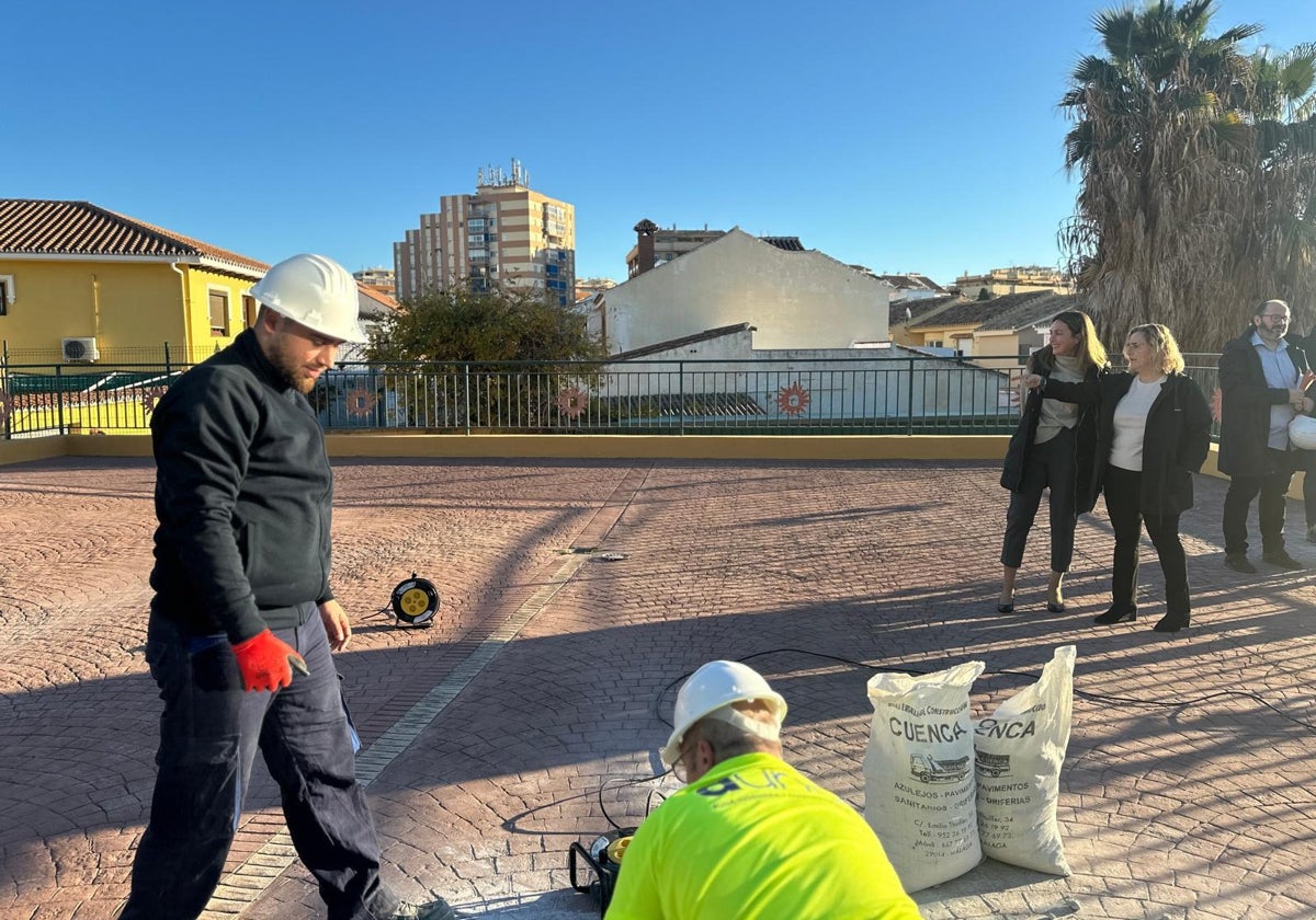 Comienzan las obras para crear un nuevo espacio deportivo en el complejo Elola de Fuengirola