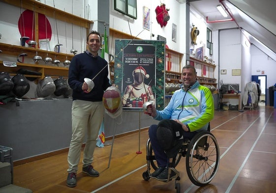Presentación del torneo de esgrima.