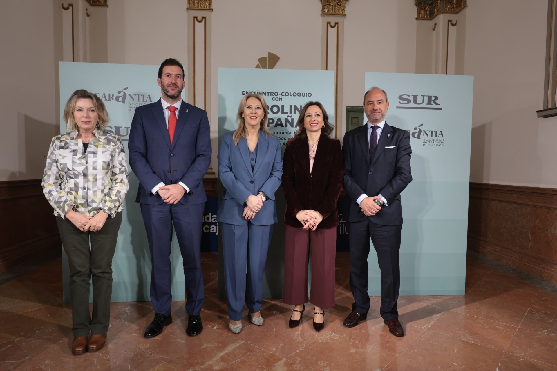 Encuentro con Carolina España, consejera de Economía y Hacienda de la Junta de Andalucía