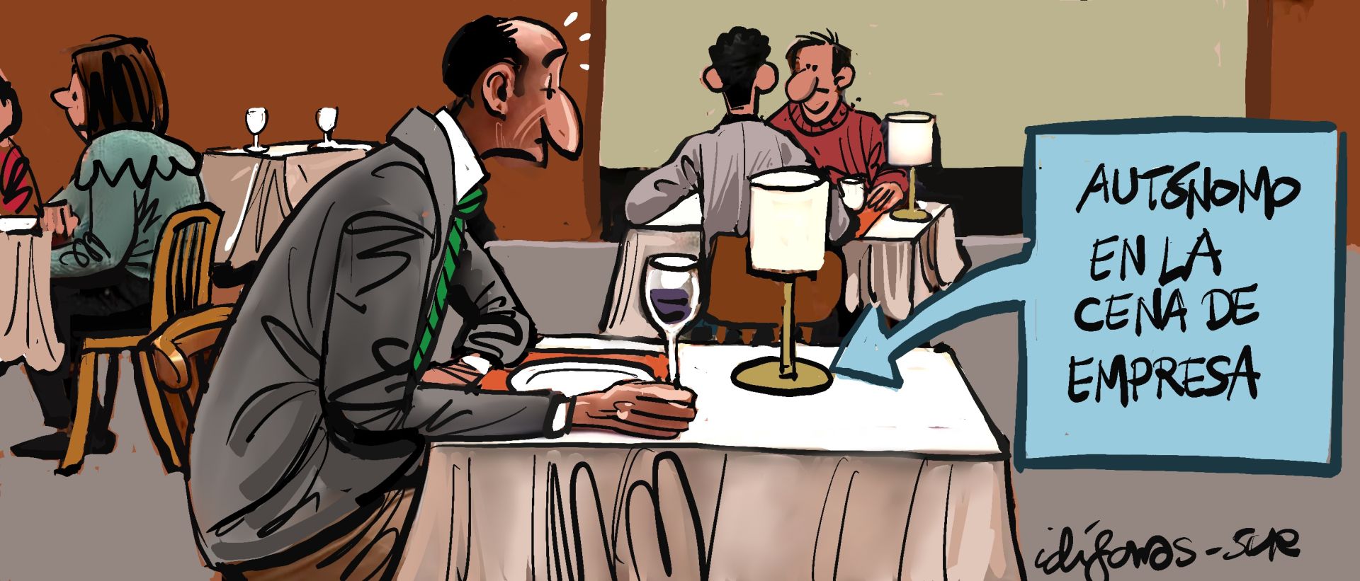 El mes de diciembre en las viñetas de Idígoras y Pachi