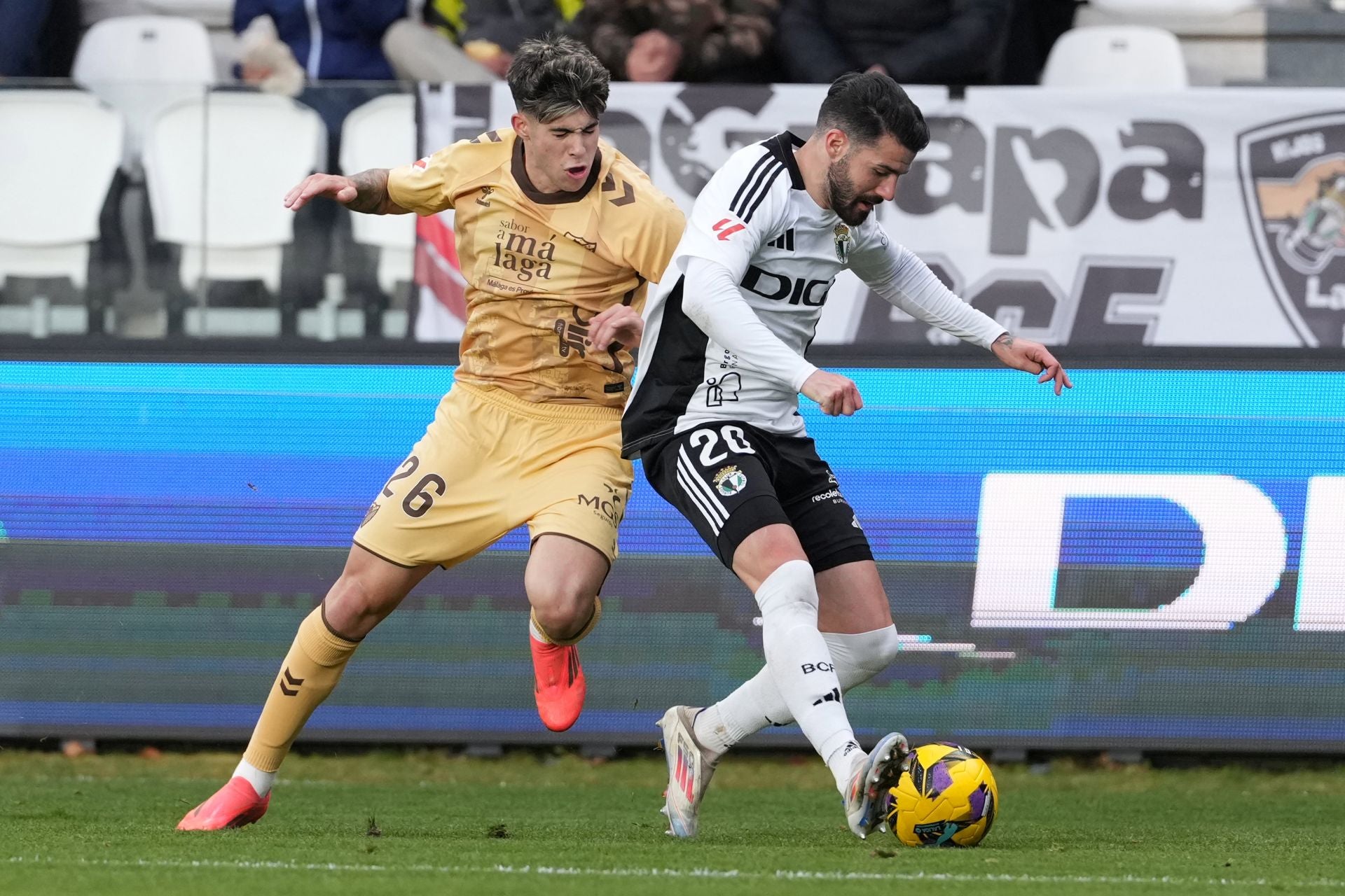 Las mejores imágenes del Burgos-Málaga