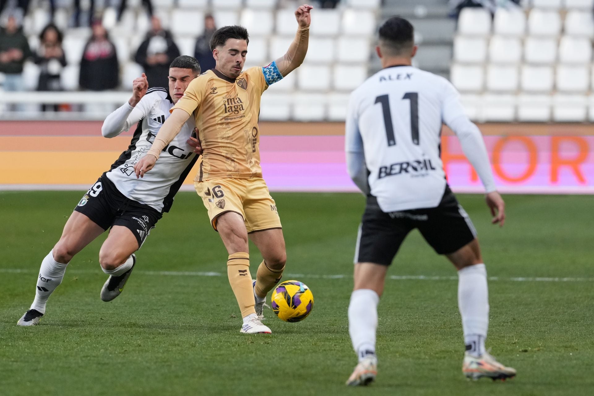 Las mejores imágenes del Burgos-Málaga