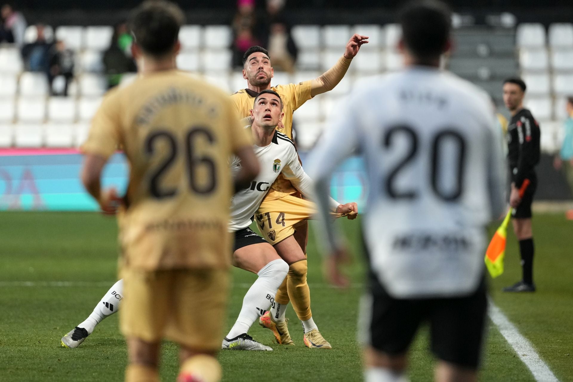 Las mejores imágenes del Burgos-Málaga