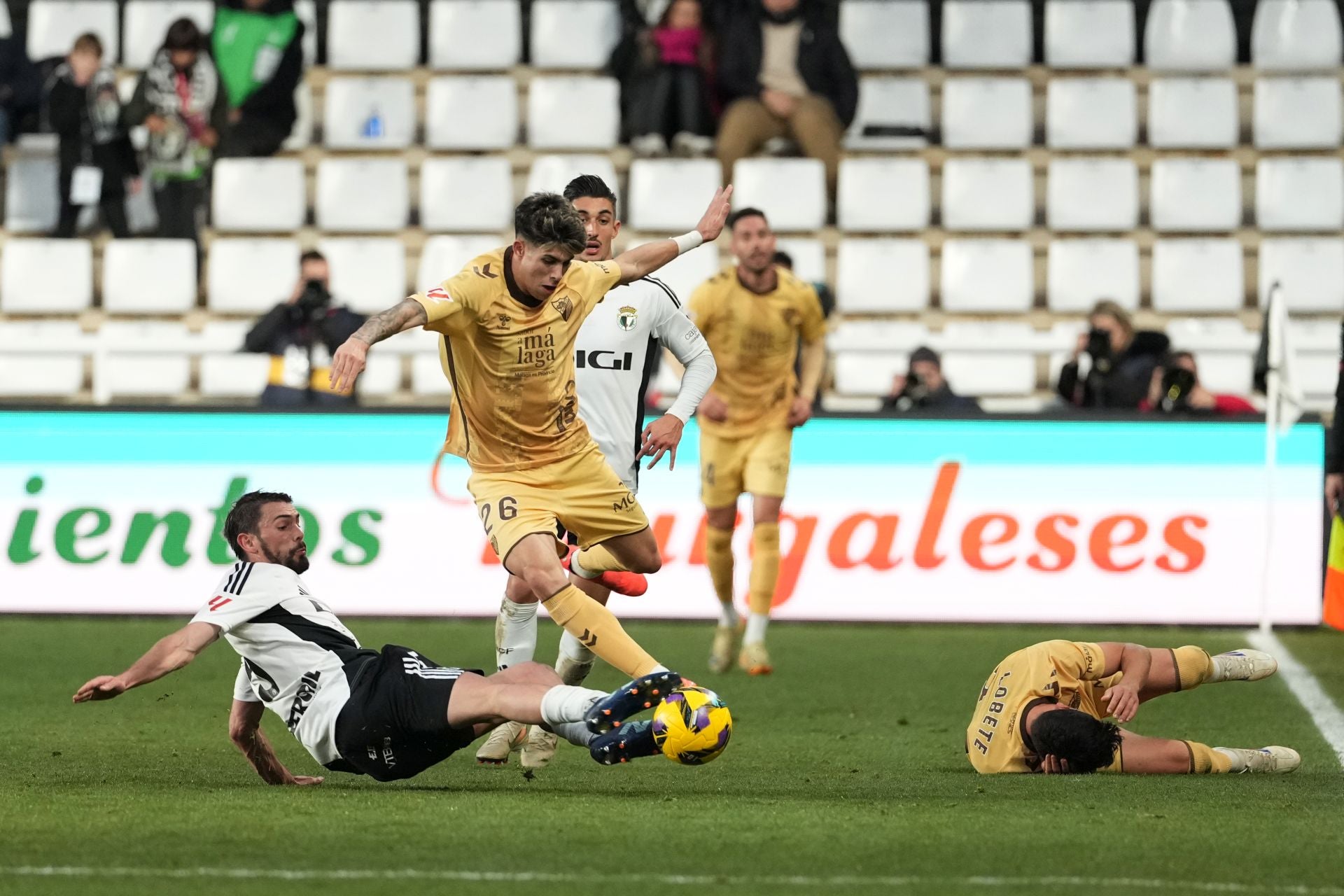 Las mejores imágenes del Burgos-Málaga