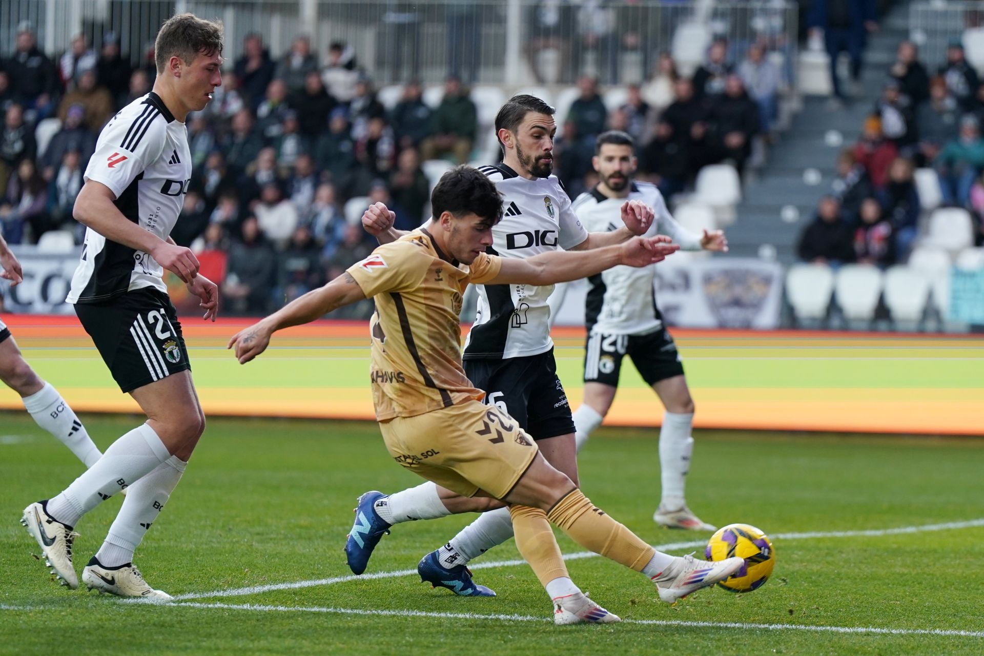 Las mejores imágenes del Burgos-Málaga