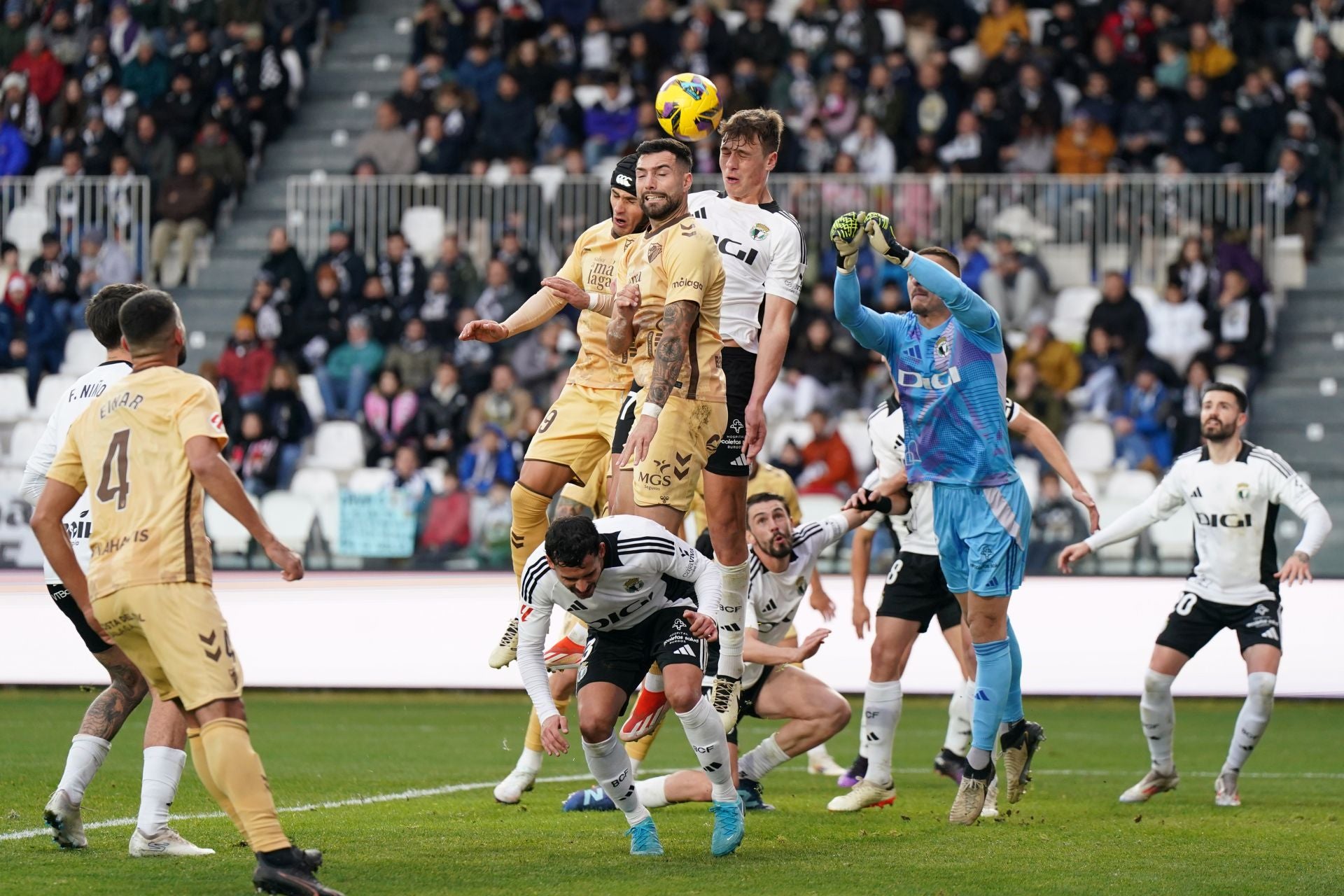 Las mejores imágenes del Burgos-Málaga