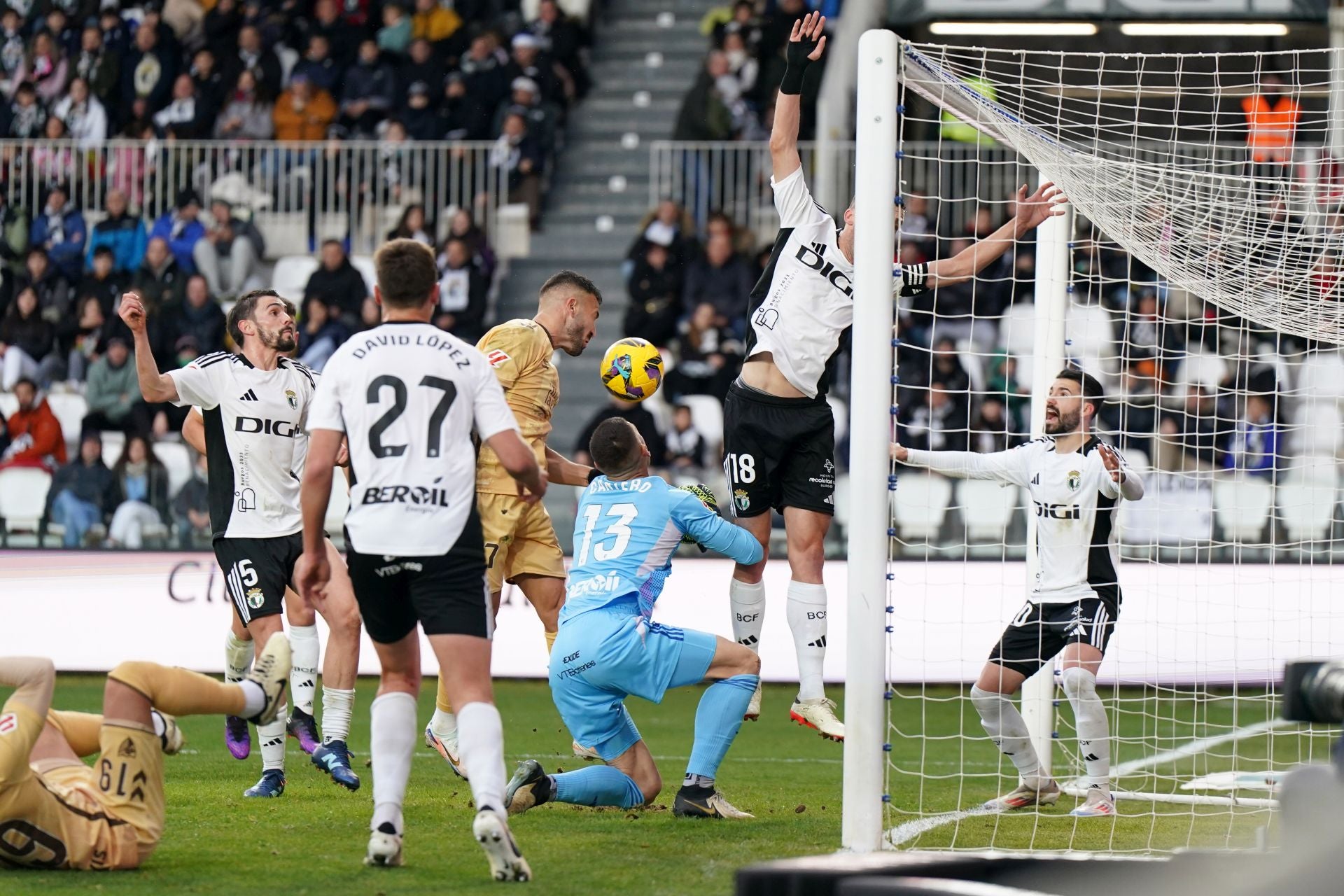 Las mejores imágenes del Burgos-Málaga