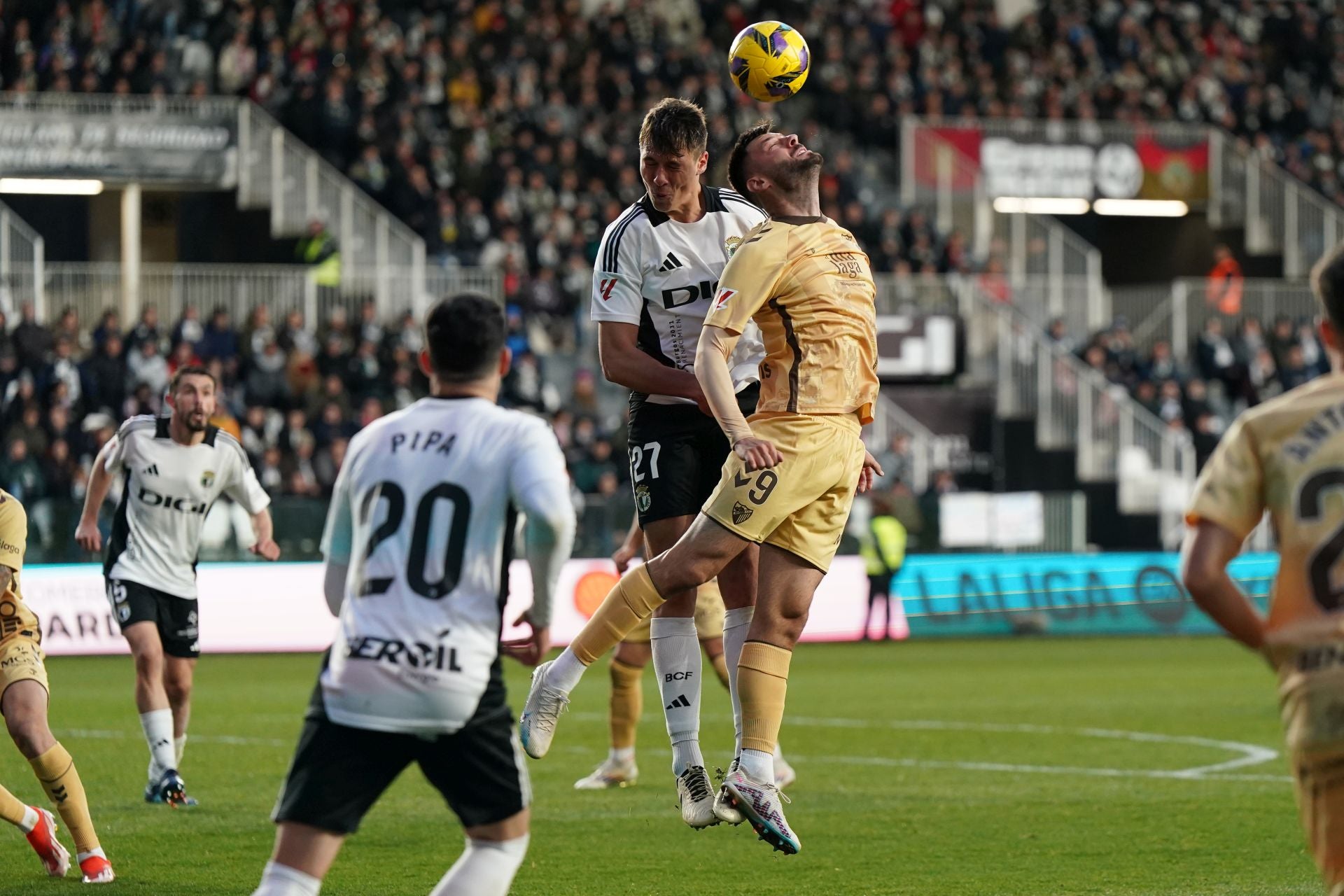 Las mejores imágenes del Burgos-Málaga