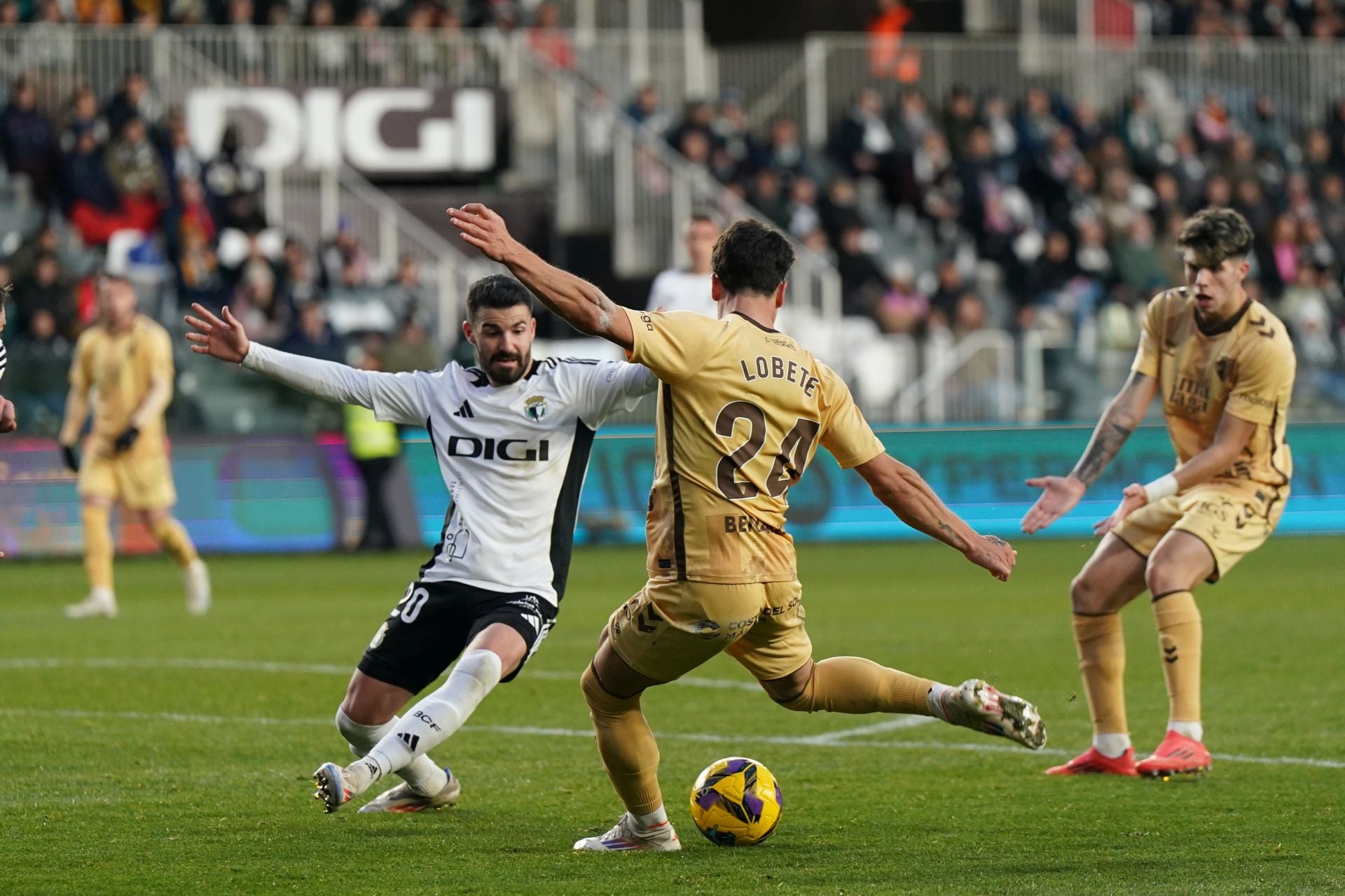 Las mejores imágenes del Burgos-Málaga