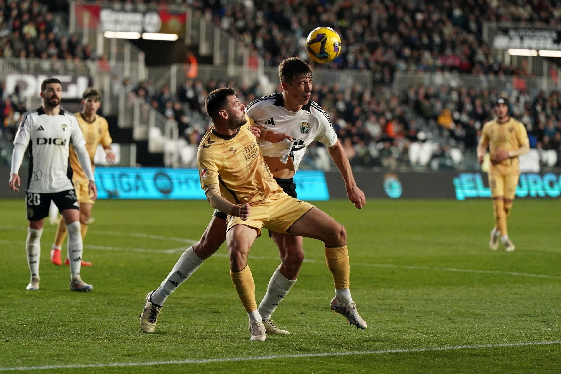 Las mejores imágenes del Burgos-Málaga