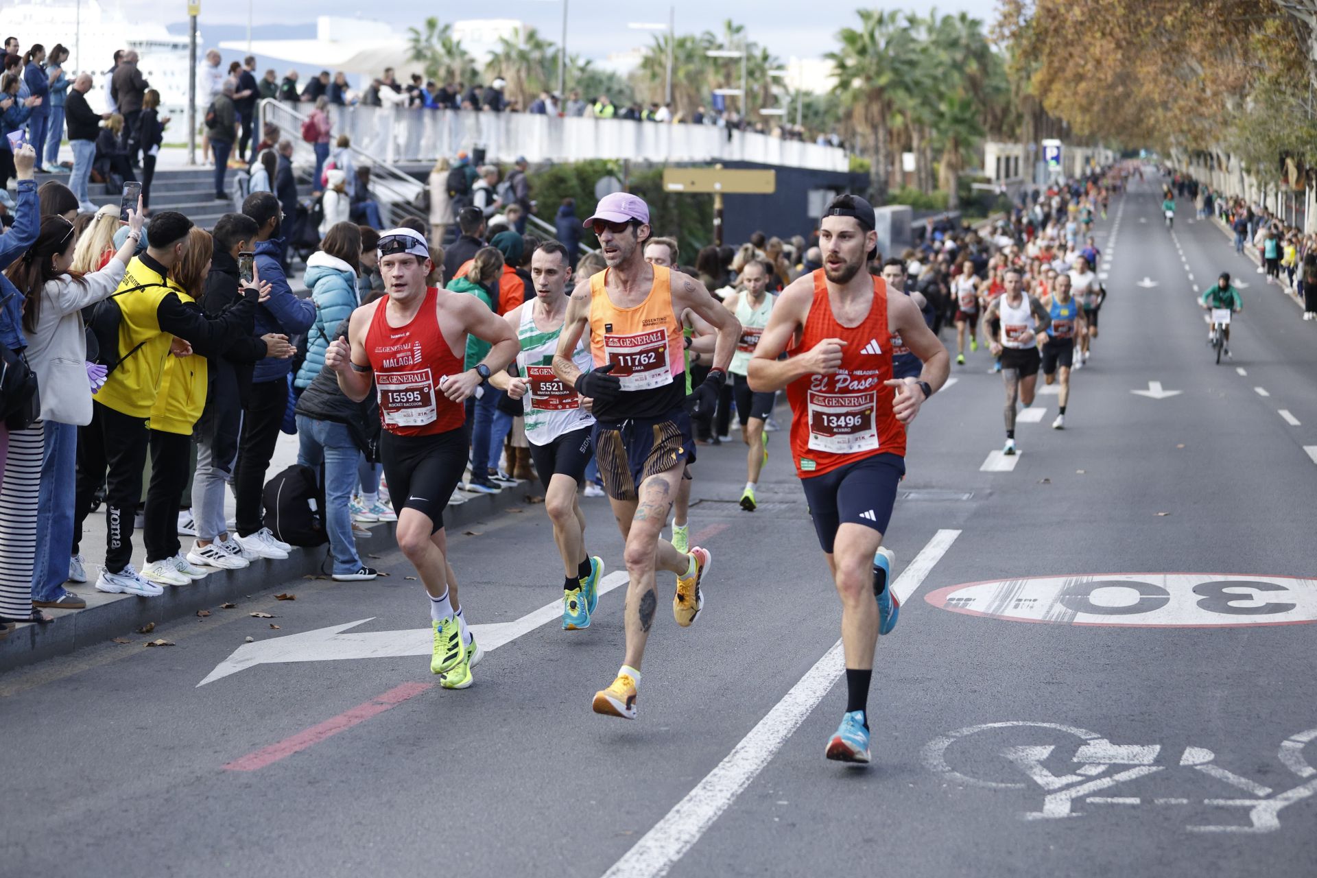 Las mejores imágenes del Generali Maratón de Málaga 2024