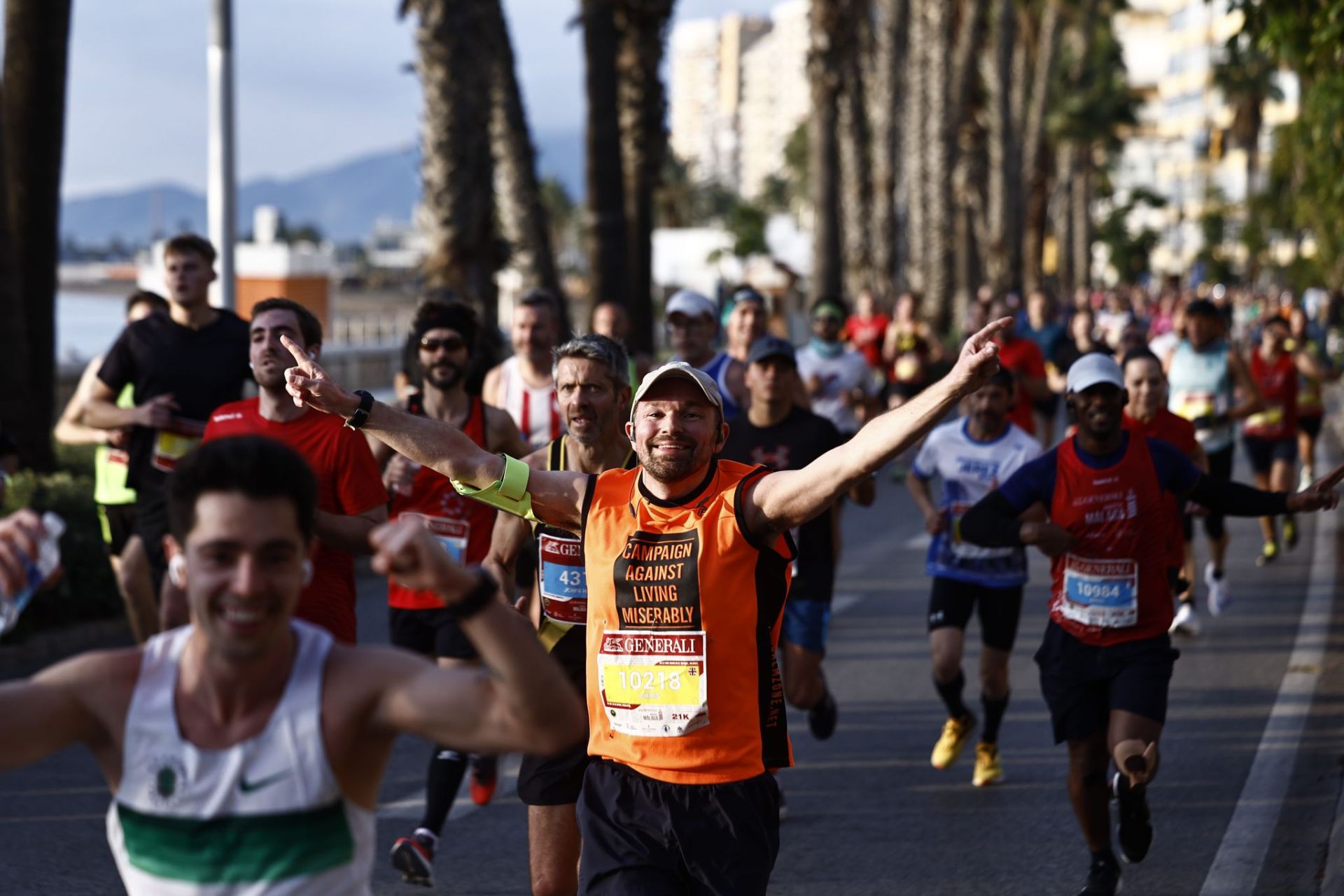 Las mejores imágenes del Generali Maratón de Málaga 2024