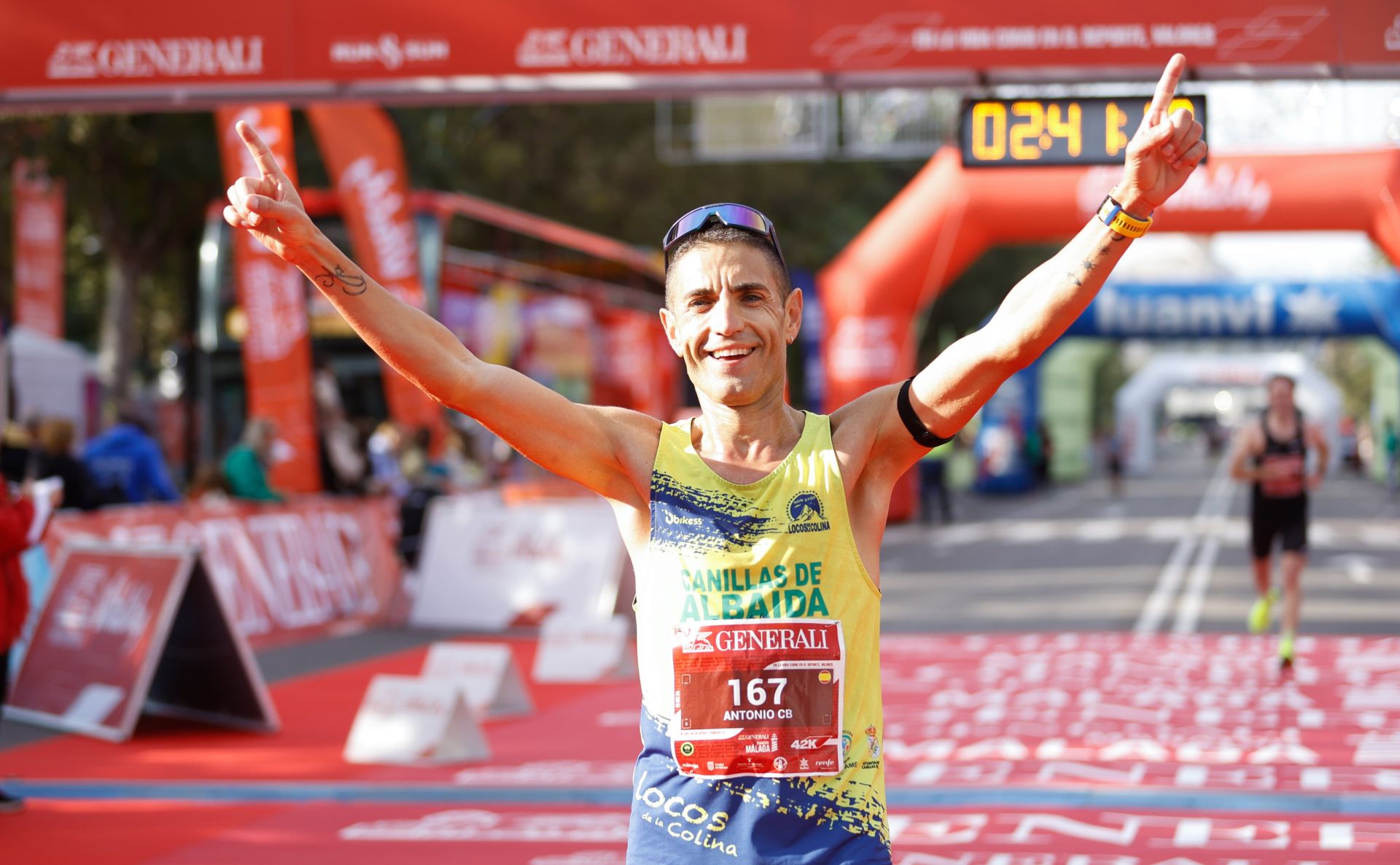 Las mejores imágenes del Generali Maratón de Málaga 2024