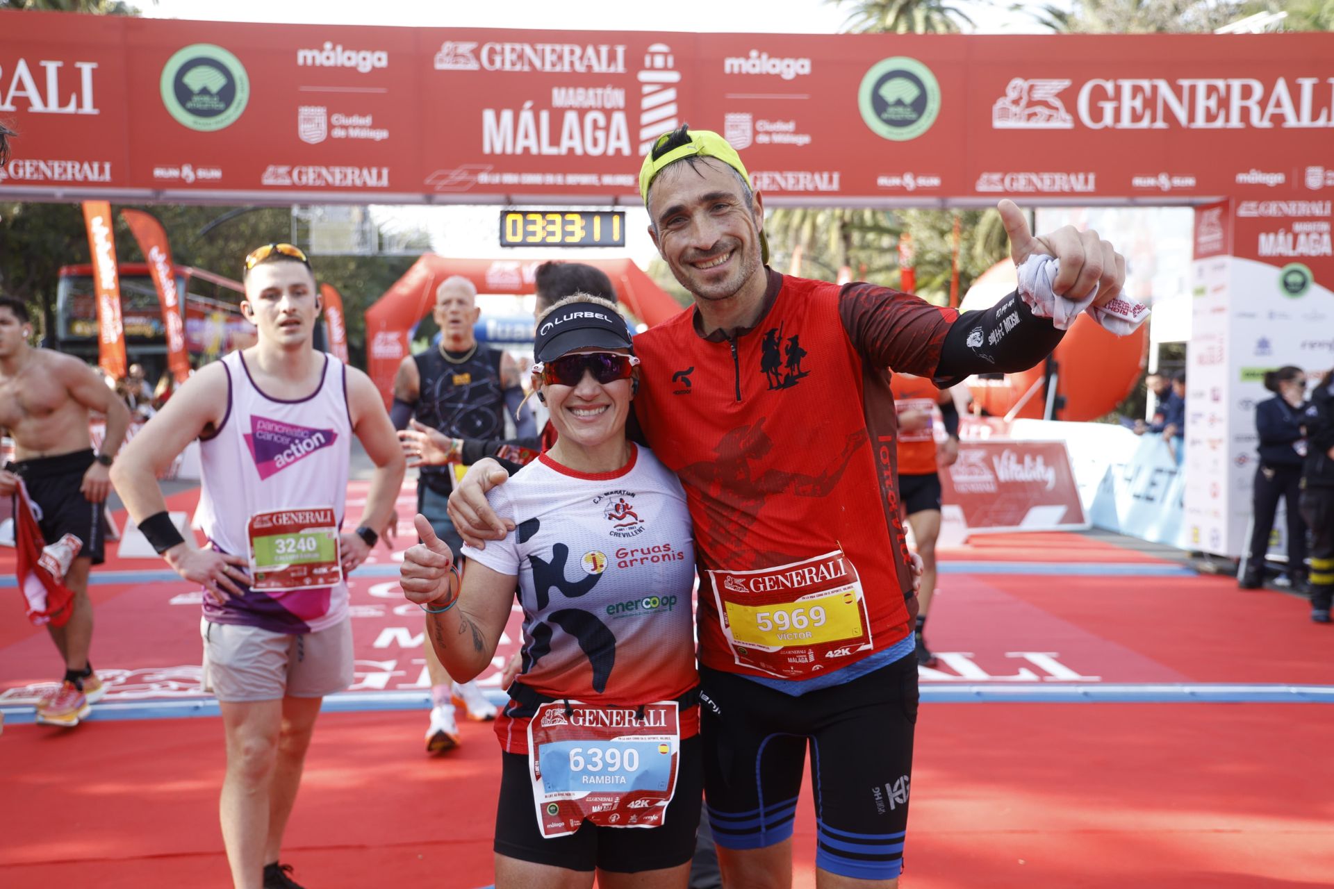 Las mejores imágenes del Generali Maratón de Málaga 2024