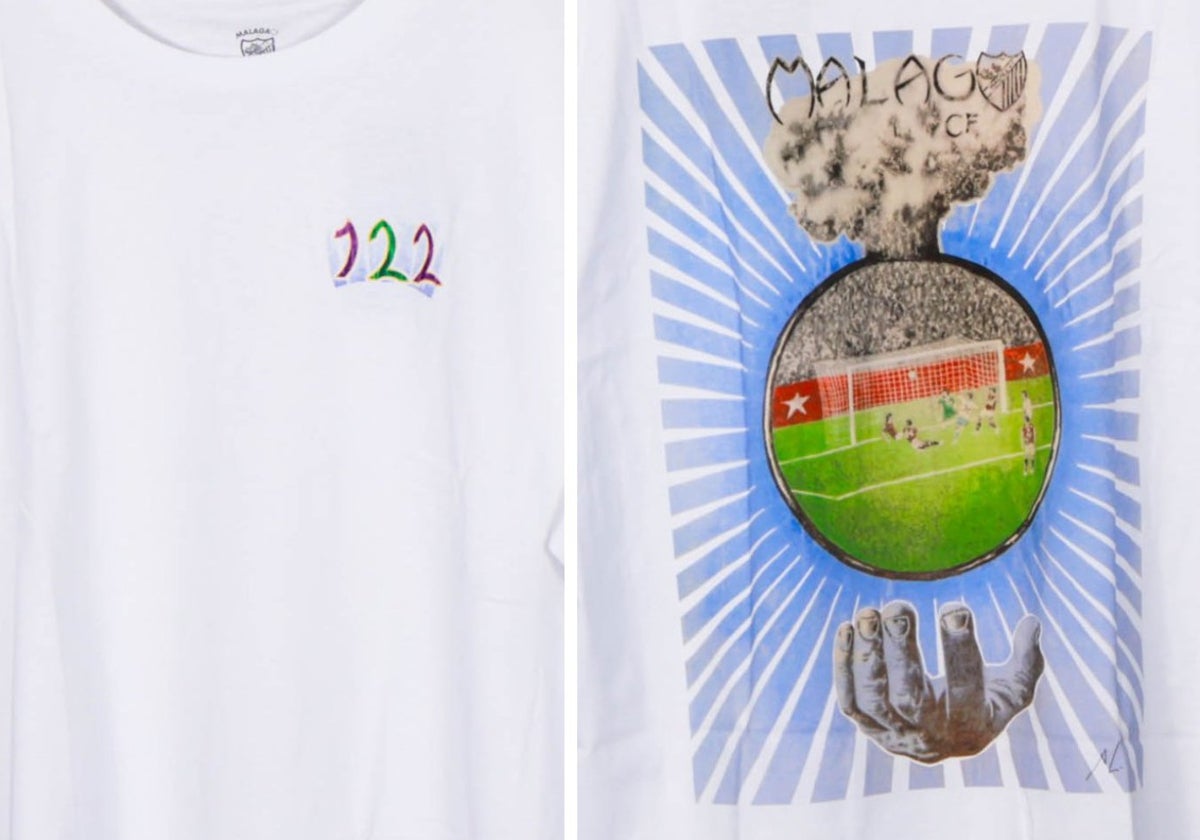 La camiseta que homenajea el ascenso a Segunda División en Tarragona, diseñada por José Luis Puche.