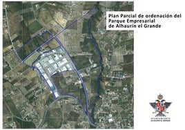 El Plan Parcial de ordenación del Parque Empresarial de Alhaurín el Grande.