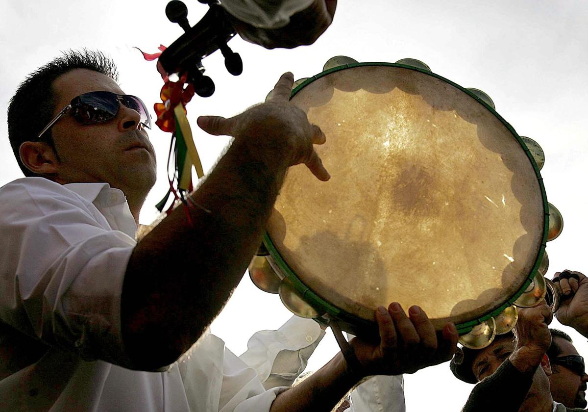 El pandero, columna vertebral del sonido de los Verdiales, común