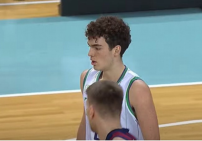 Manu Trujillo debutó el martes con el Unicaja en Polonia.