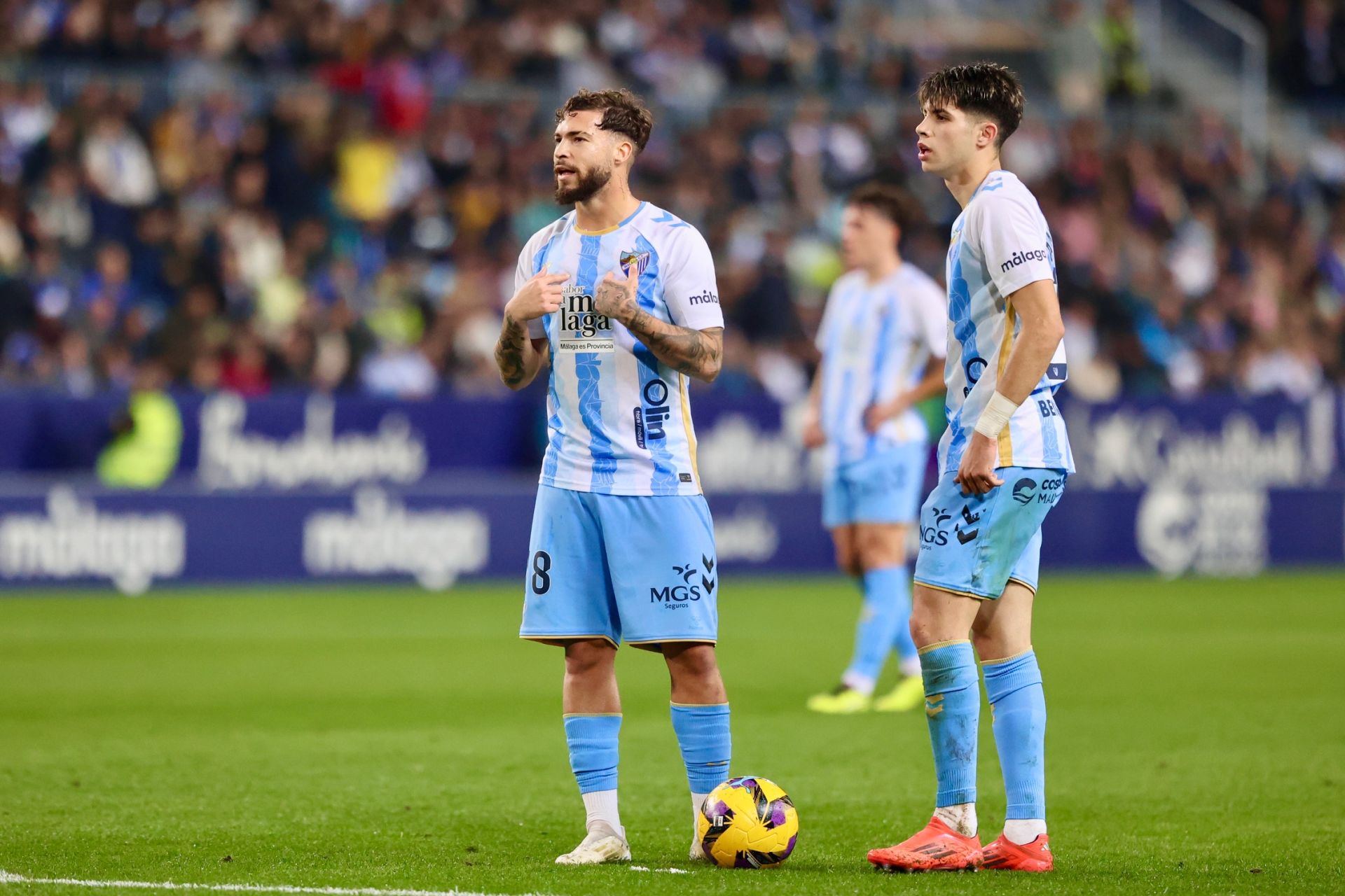 El Málaga - Eldense, en imágenes