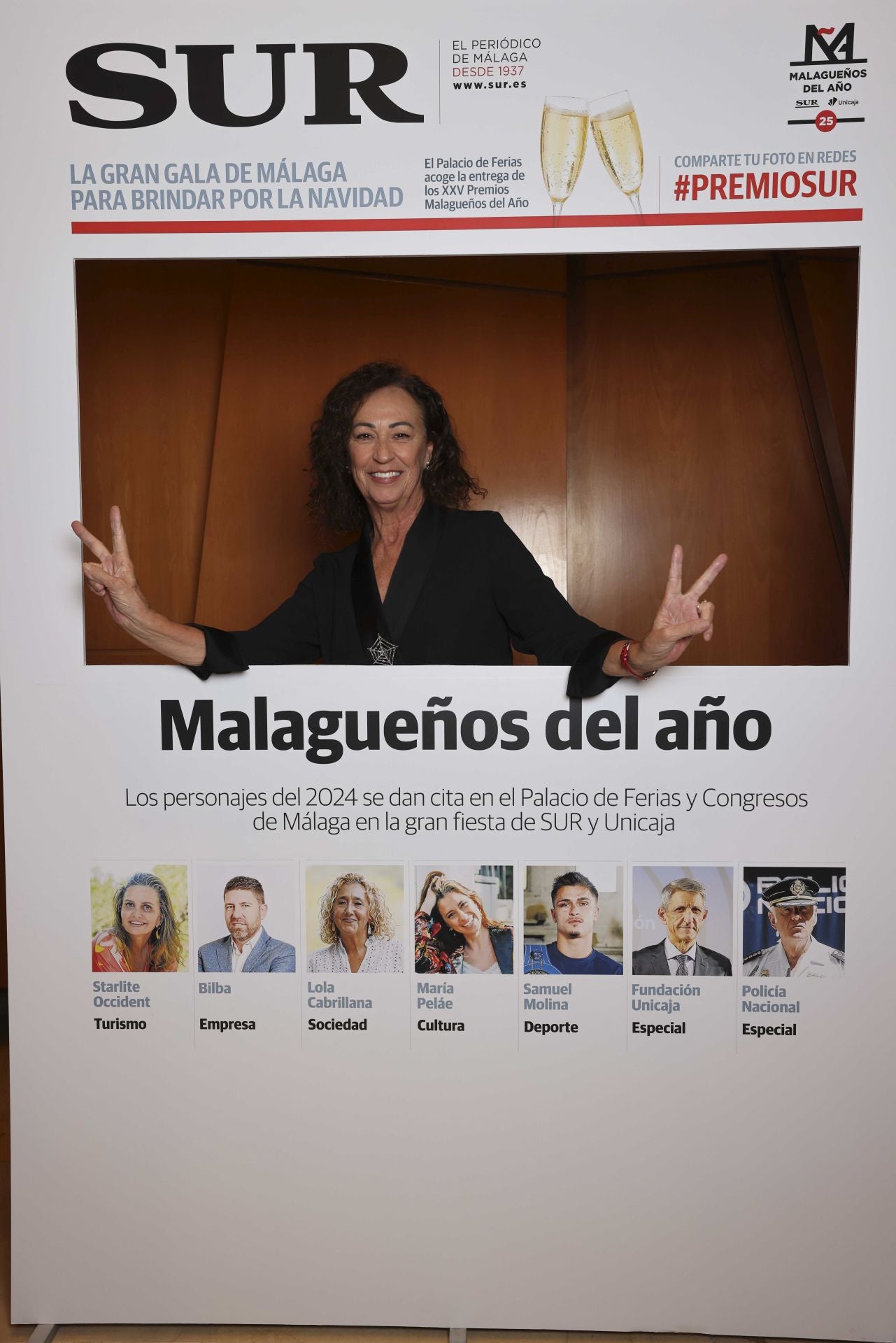Las portadas de los invitados a los Premios Malagueños del Año 2024