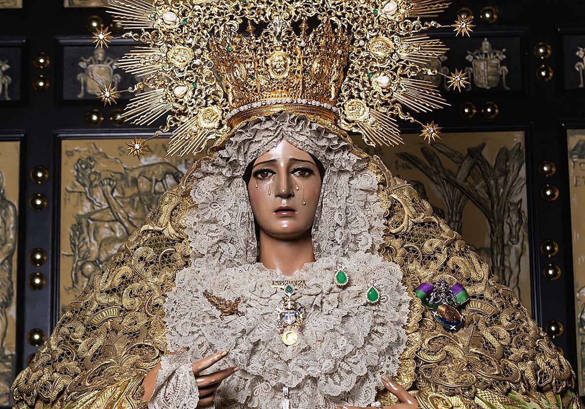 La Virgen de la Esperanza procesionará por las calles de Roma el próximo 17 de mayo.