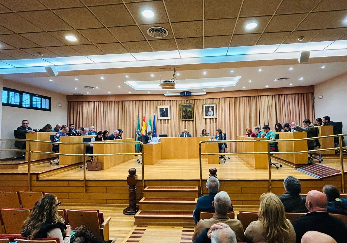 Imagen de la sesión plenaria celebrada este viernes en Vélez-Málaga.