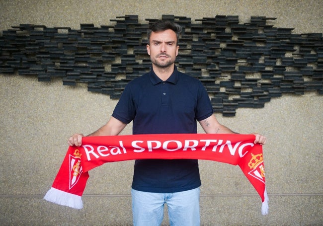 Rubén Albés, entrenador del Sporting, el día de su presentación.