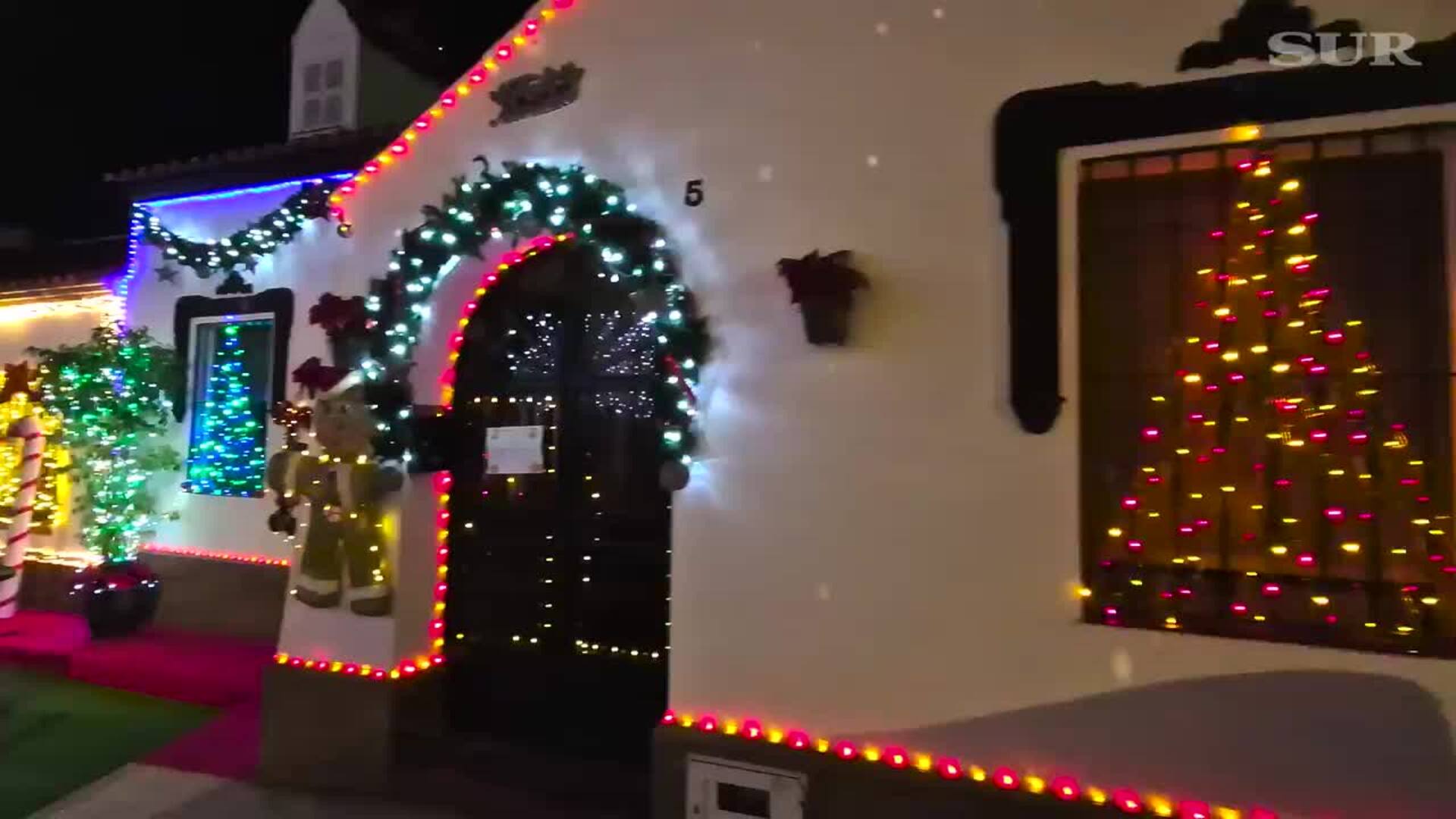 Así es la espectacular Navidad de la Colonia Santa Inés