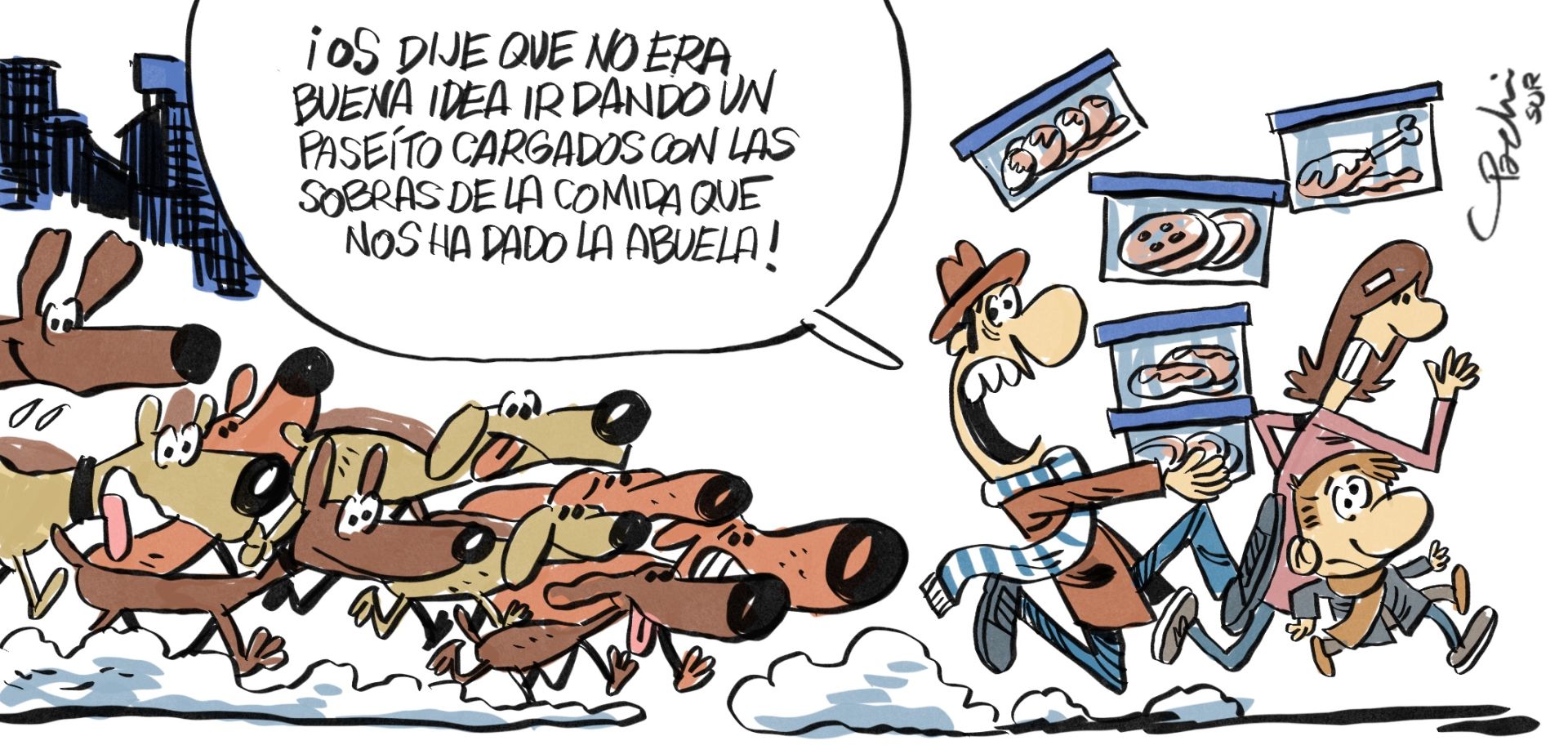 El mes de diciembre en las viñetas de Idígoras y Pachi