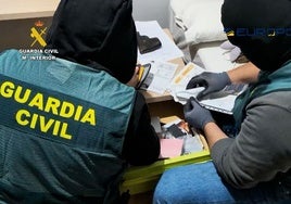La Guardia Civil ha desarticulado la organización tras la detención de 31 personas en cuatro provincias andaluzas (25 en Huelva, dos en Sevilla, dos en Algeciras, una en Granada y otra en Málaga).