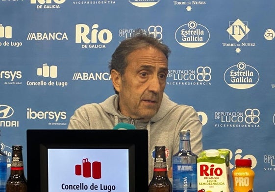 Casimiro, durante la rueda de prensa que ofreció este viernes.