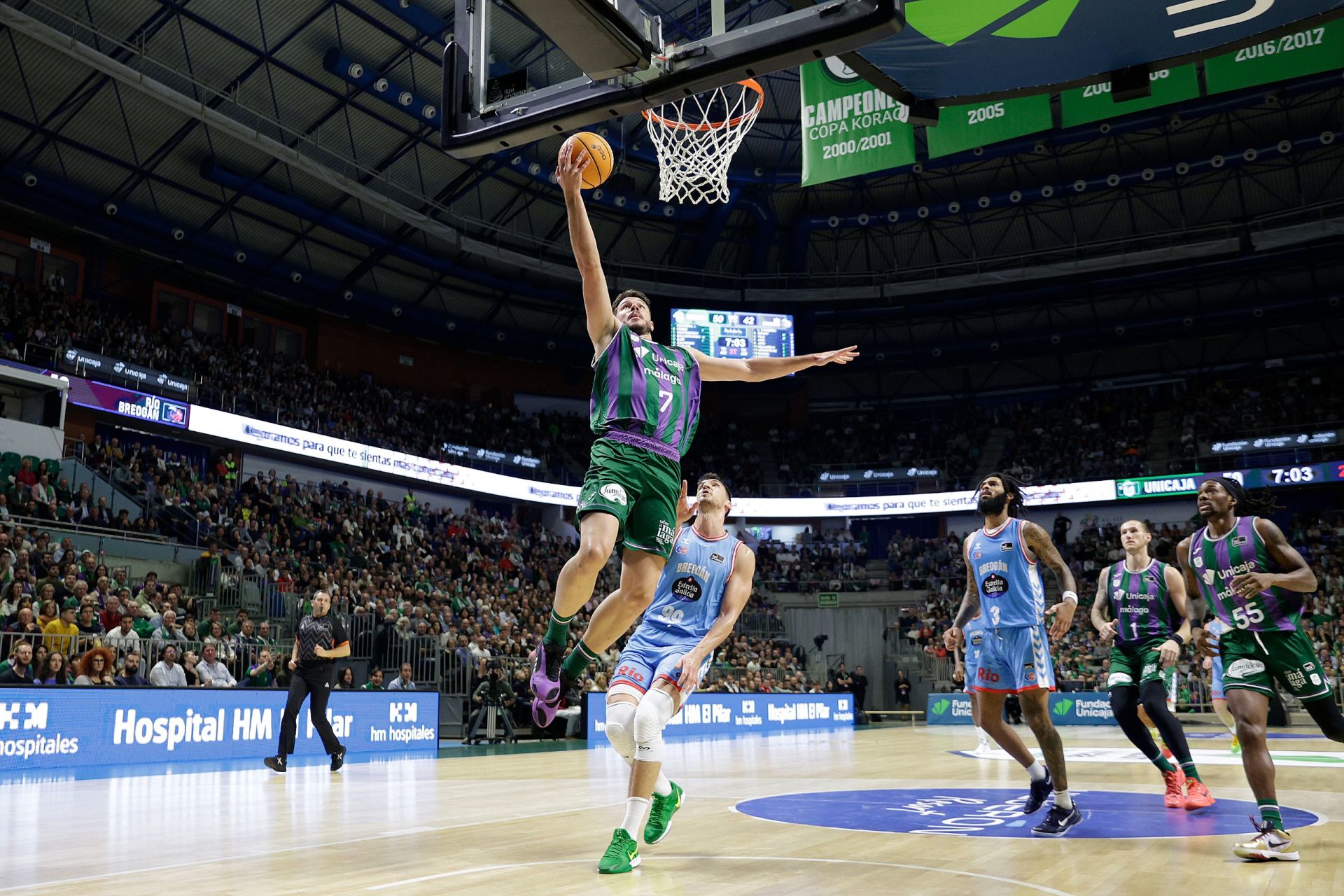 El Unicaja-Breogán, en imágenes