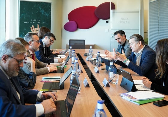 Un momento de la última reunión del año del Consejo Recto de la Agencia Digital de Andalucía.