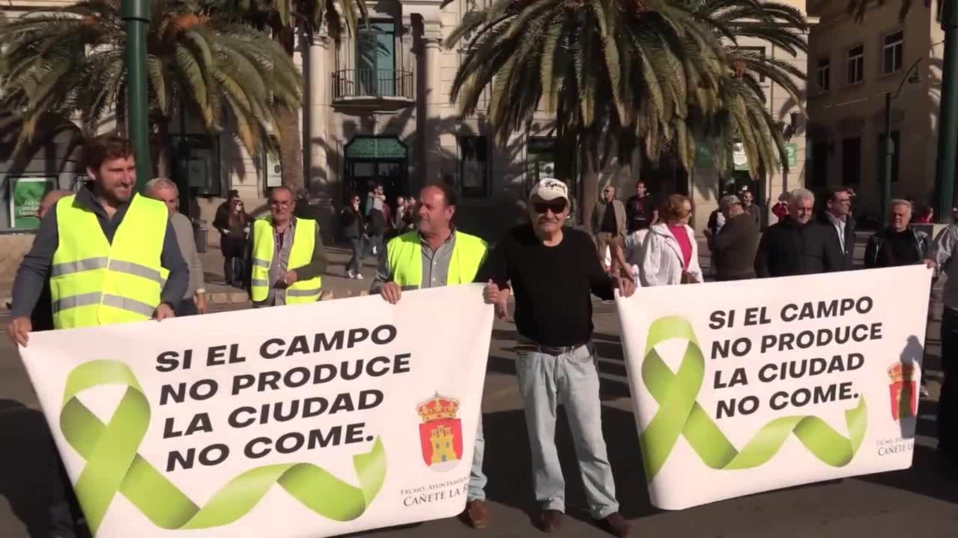 El sector agrario de Málaga clama por sus derechos: "Queremos seguir haciendo nuestro trabajo"